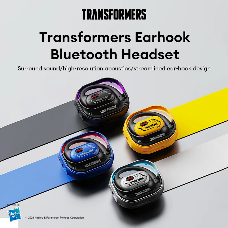 Choice TRANSFORMERS TF-T15 Wireless Earphones Sport HiFi Sound Music Ear-hook Headphones Bluetooth5.4 Low Latency Gaming Earbuds