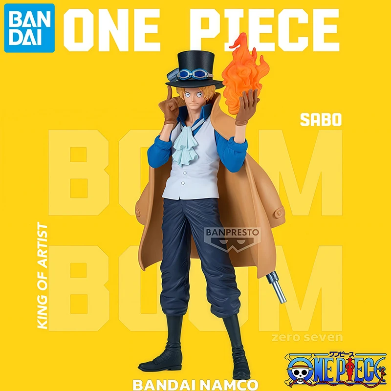 

Подлинная фигурка BANDAI NAMCO ONE PIECE KING OF ARTIST Sabo из ПВХ в наличии Коллекционная фигурка игрушки Превосходное мастерство Модель подарок