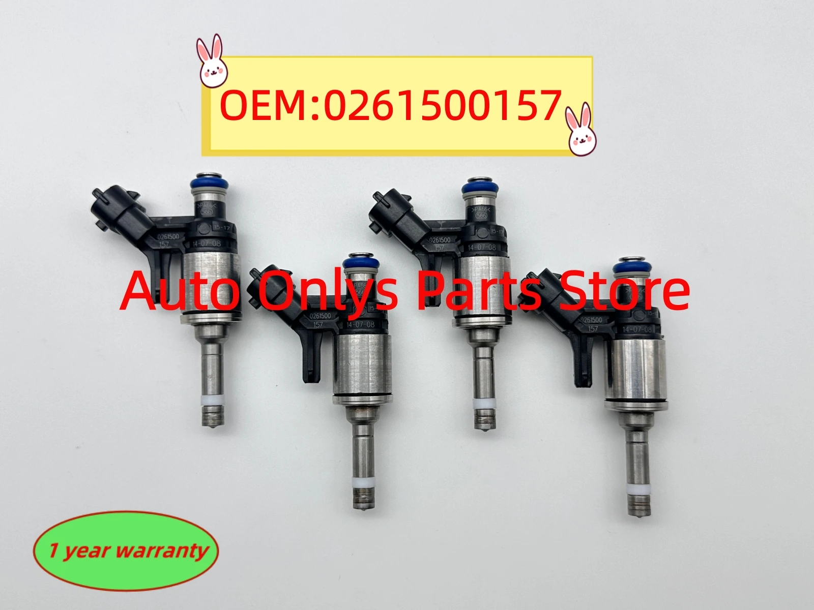 

4X 0261500157 High quality Fuel Injector New 9802541680 Engine Valve Nozzle Injection For Peugeot 308 T9 408 508 1.6 THP 16V Gs