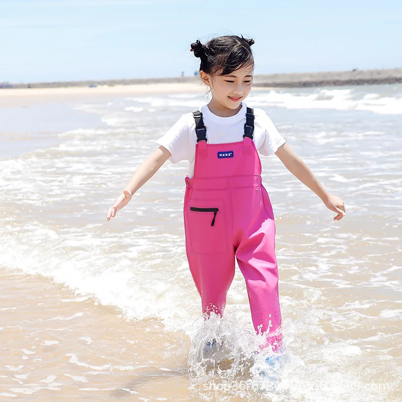 Imagem -03 - Macacão Infantil para Brincar de Água Pesca Pesca Roupas de Água Masculinas e Femininas Botas