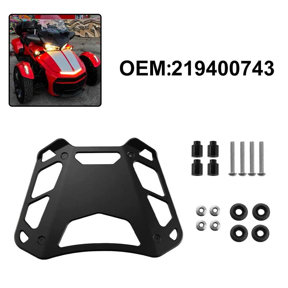 Aluminum Rear Luggage Rack Mount Bracket Designed for Can-Am For Spyder For F3-T For F3 Limited 2017 Up RT 2020 Up OEM 219400743
