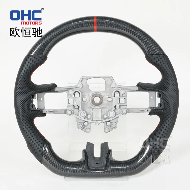 For Mustang steering wheel Direct shipment from the US overseas warehouse is modification and upgrade to a sporty carbo