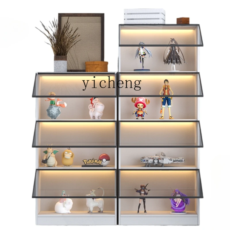 

Zc Flip-up Glass Door Hand-Made Display Cabinet Blind Box Storage Display Rack Model Cabinet