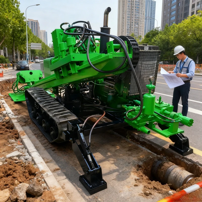 Customized Portable HDD Horizontal Directional Drill Rig Easy Transport for Outdoor Construction Works