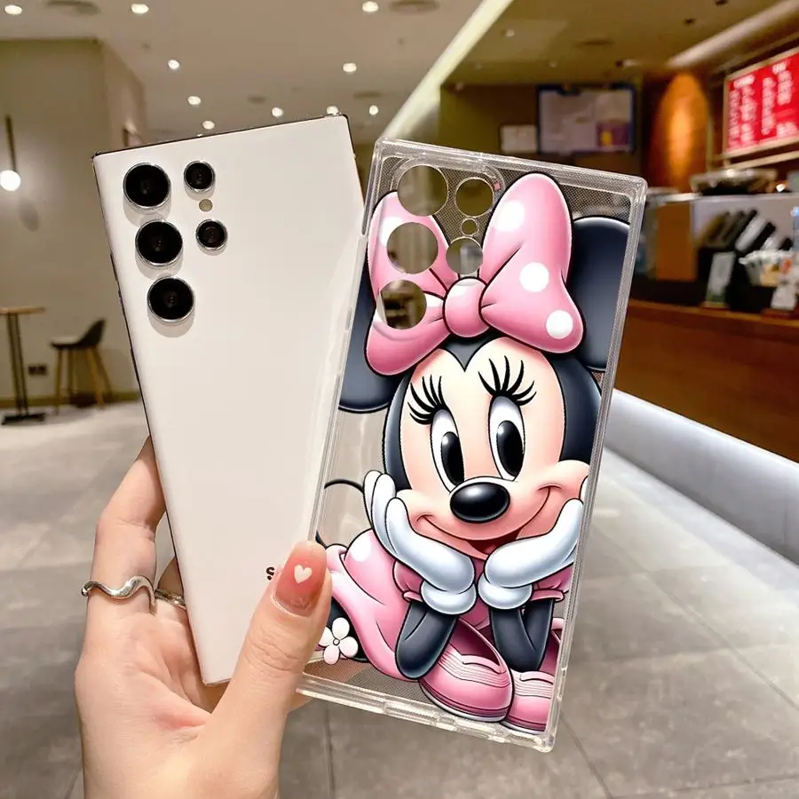 Disney Minnie Mouse Phone case for Samsung Galaxy S10 S20 S21 S24 S25 S22 S23 Plus Ultra FE Note10 20 Plus Lite cases - náhled 3