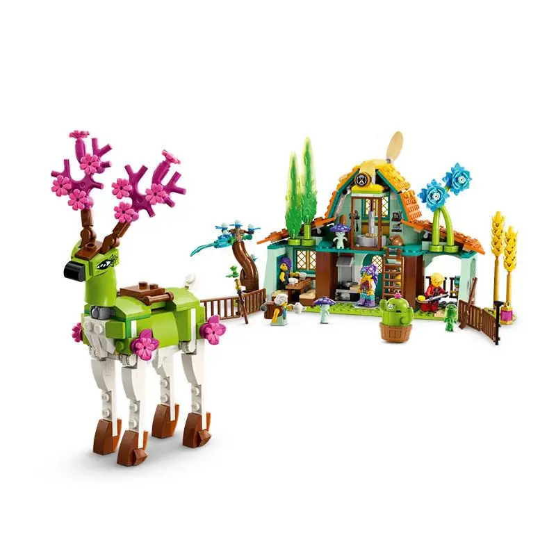 LEGO DREAMZzz Stable of Dream Creatures 71459 Fantasy Animal Toy Set 2 Building Mythical Flying Pegasus or Forest Guardian Gift