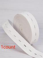 5M Button hole elastic belt, braided button hole elastic belt, extended finishing belt, DIY sewing clothing accessories