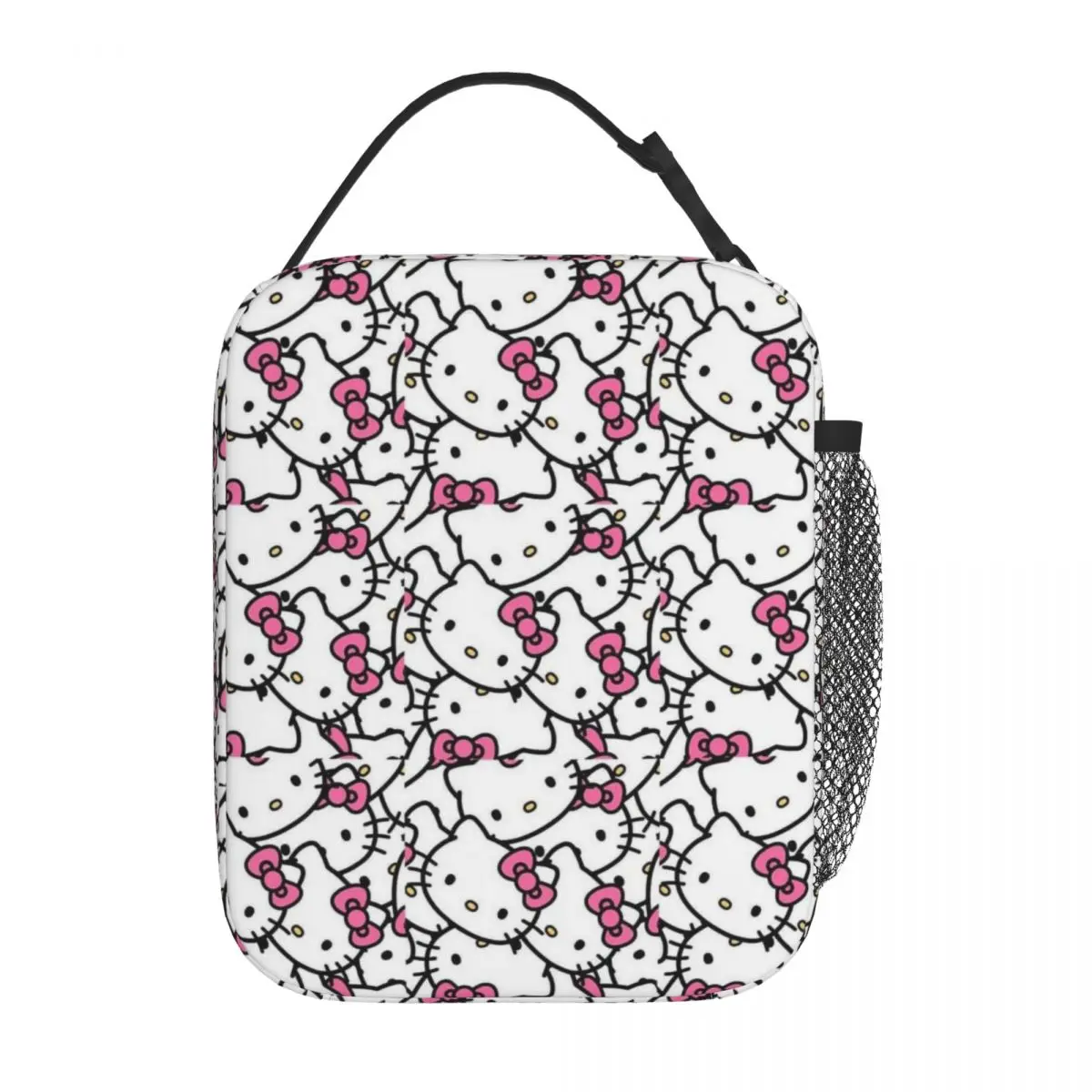 Custom Kitten-Cats Thermal Insulated Lunch Bag Cartoon Resuable Lunch Tote for School Office Outdoor Storage Food Box