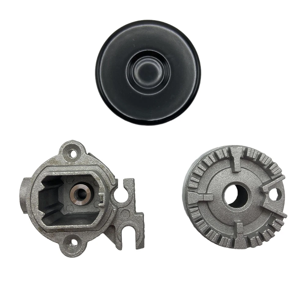 Upgraded Gas Stove Burner Cover Kit 55mm 75mm 100mm Iron Cookware Hat Lid For Most Gas Range Oven Burner Head Kitchen Tool