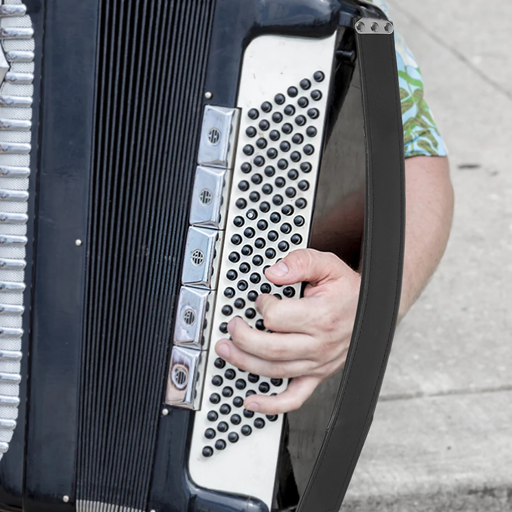 

Cowhide Bass Belt 80-96 Accordion Hand Strap Lightweight Durable Practical Replacement Accessories Shoulder Harness