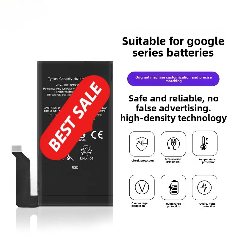 Battery for Google Pixel XL(5.5)/Nexus M1/2/2XL/2XL Right/3/3A/3XL/4/4A/5/5A/6/6A/7/7A/8/8A/9/9 Pro XL/9 Pro Fold/U11 Plus/Eyes