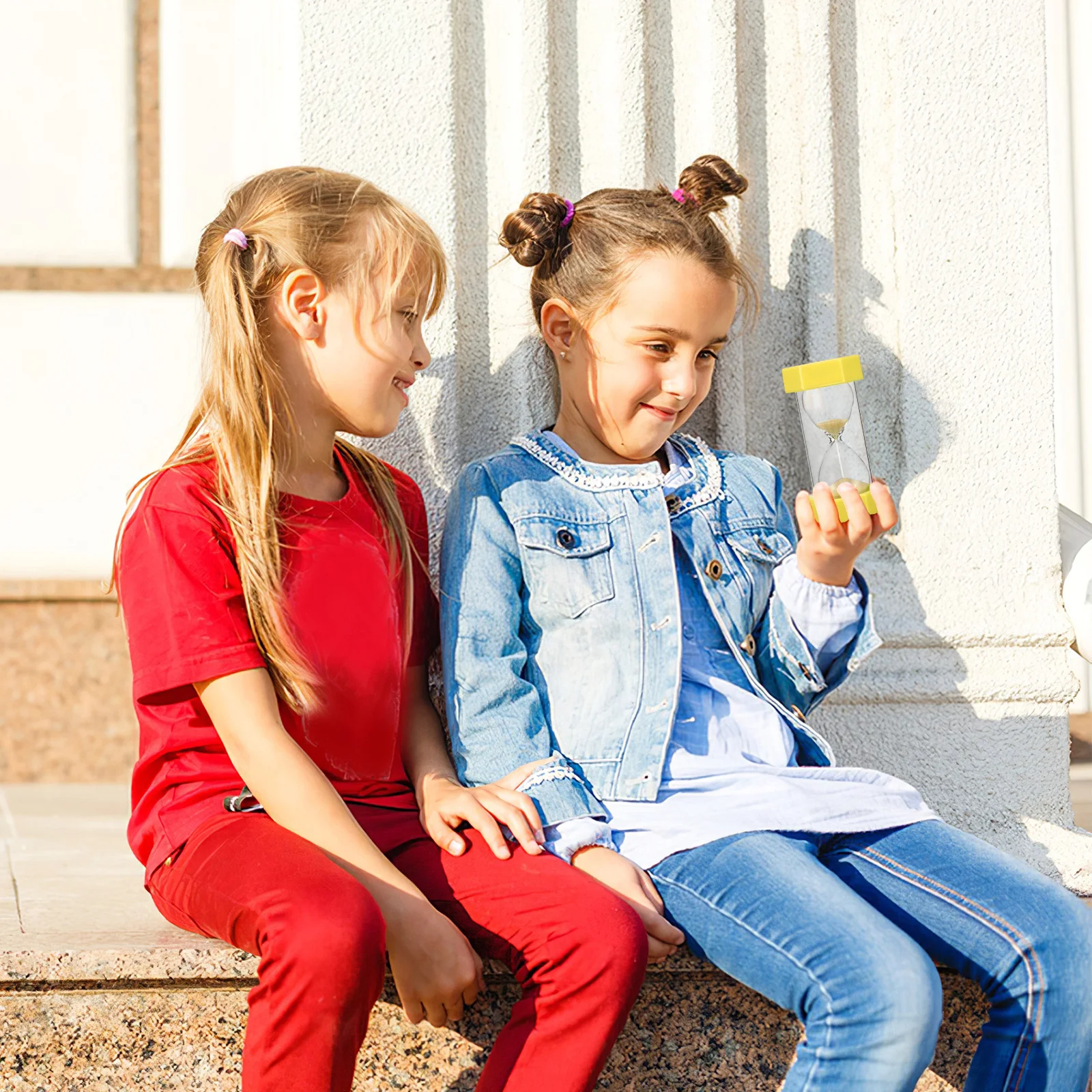 

4Pcs Children Colorful Sand Timers 3 10 15 30 Minutes Visual Timer for Classroom Home Office Kids Task Management