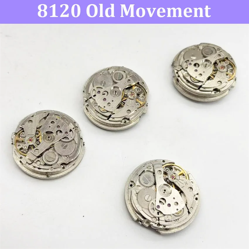 3PCS 8120 Non-Functional Watch Movement DIY Practice Accessories for Beginners Disassemble Research Faulty Clockwork Watch Parts