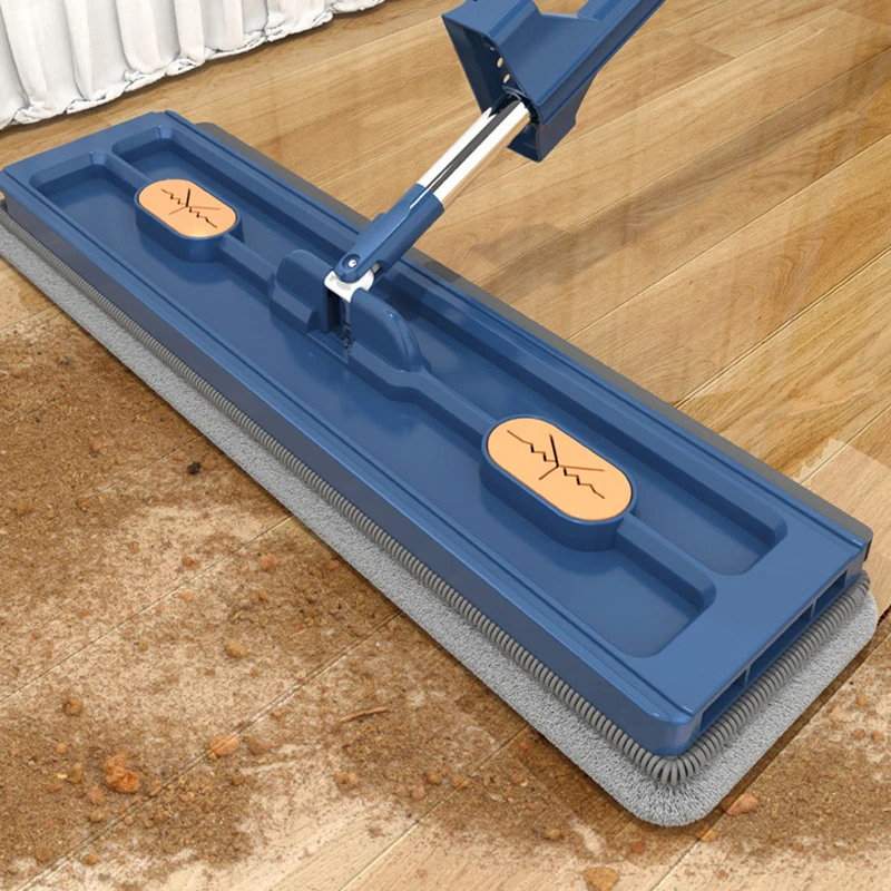 

Large Flat Mop 360 ° Water-absorbent Pier Cloth Hand-free Wood Floor Marble Tile Household Cleaning Supplies