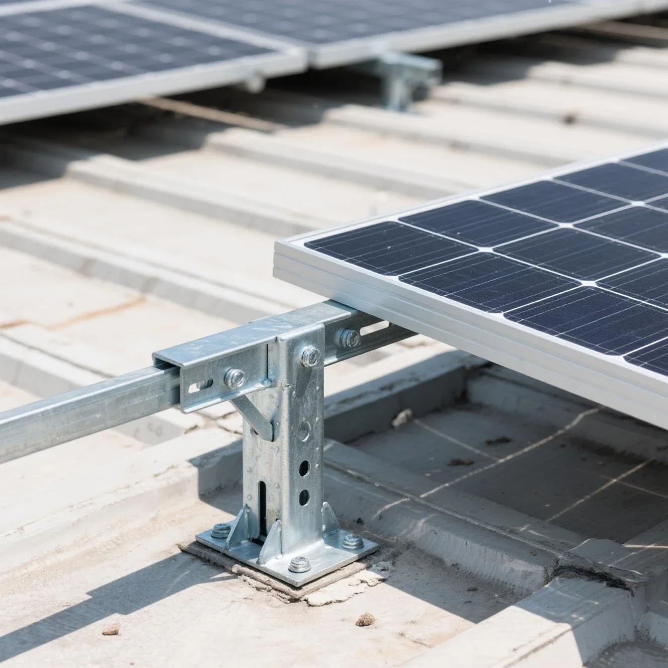 CLD Brand Zinc Aluminum Magnesium Hot-Dip Galvanized Solar Photovoltaic Brackets Customizable Wind/Snow Load for Solar Panel