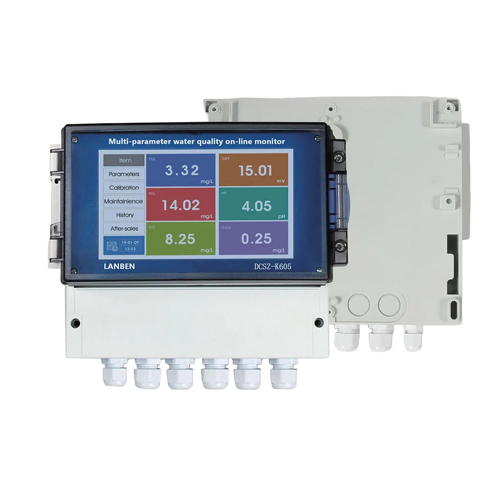 Integrated Drinking Water Analyzer - 7-Parameter Pool Water Analyzer and Monitor for Tap Water Safety and Quality