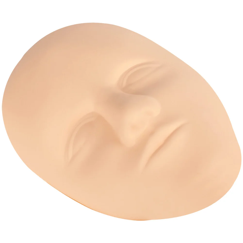 ملحقات ممارسة الوشم من السيليكون للوجه المزيف، عملية بسيطة لآلة الملف ووجوه عارضة أزياء الوجه المزيفة الدوارة #6