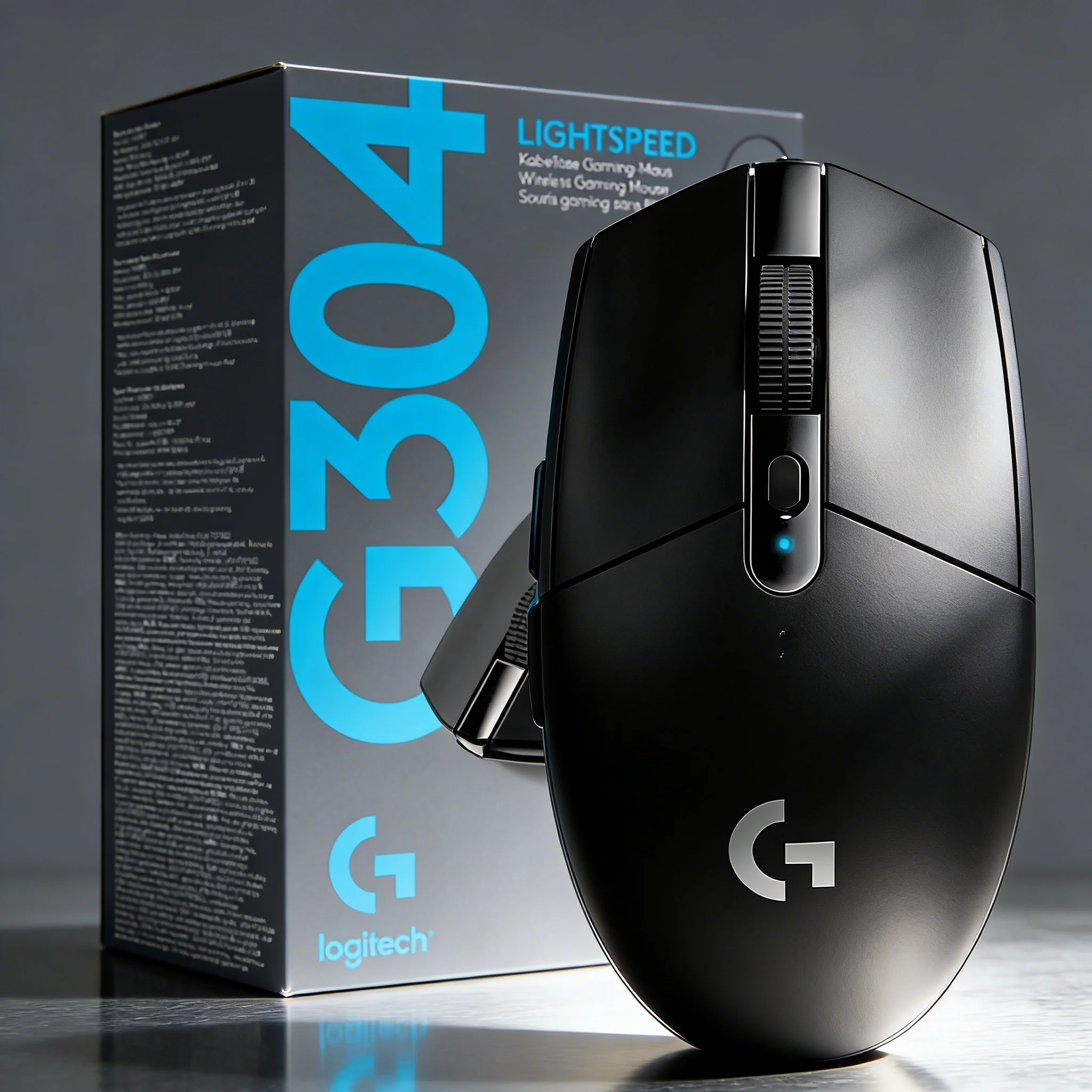 

Беспроводная игровая мышь Logitech G304/G305 с сенсором HERO 12000 DPI, LIGHTSPEED, 1 мс, 9 месяцев автономной работы, откликающиеся кнопки для геймеров
