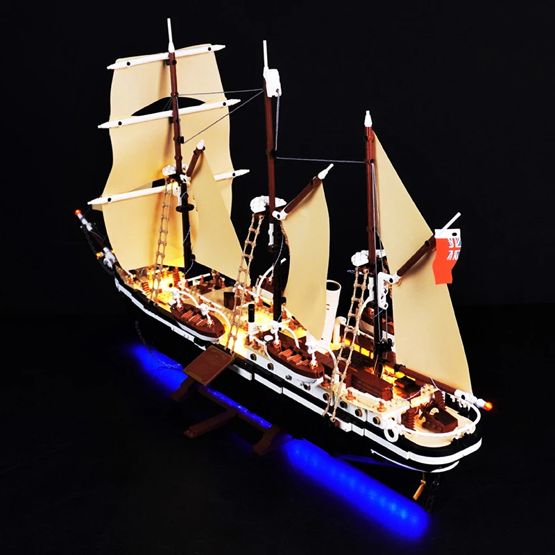 레고 21350용 맞춤형 프리미엄 DIY LED 조명 키트(블록 모델 없이 LED 조명만 해당) 좋아하는 빌드를 강조하세요