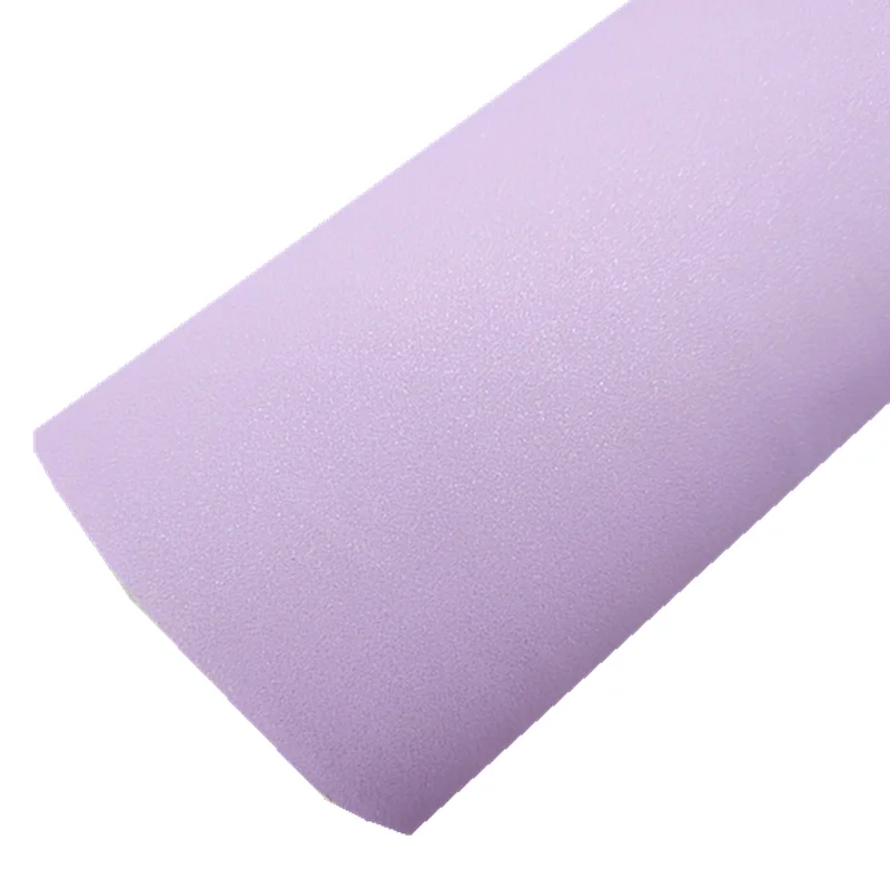 Pastel Colors Synthetic Leather Flowers Printed Fabric Vinyl Felt Backing Smooth Faux Leather DIY craft Bow Sheets Rolls Q1838