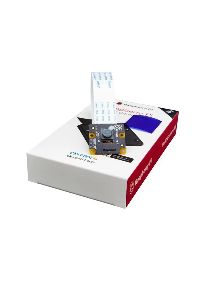 وحدة كاميرا Raspberry Pi الرسمية الإصدار V2 (إصدار RS/E14) - 8 ميجابكسل سوني IMX219 متوافقة مع Pi 4B/3B+/3B مع كابل CSI - 3