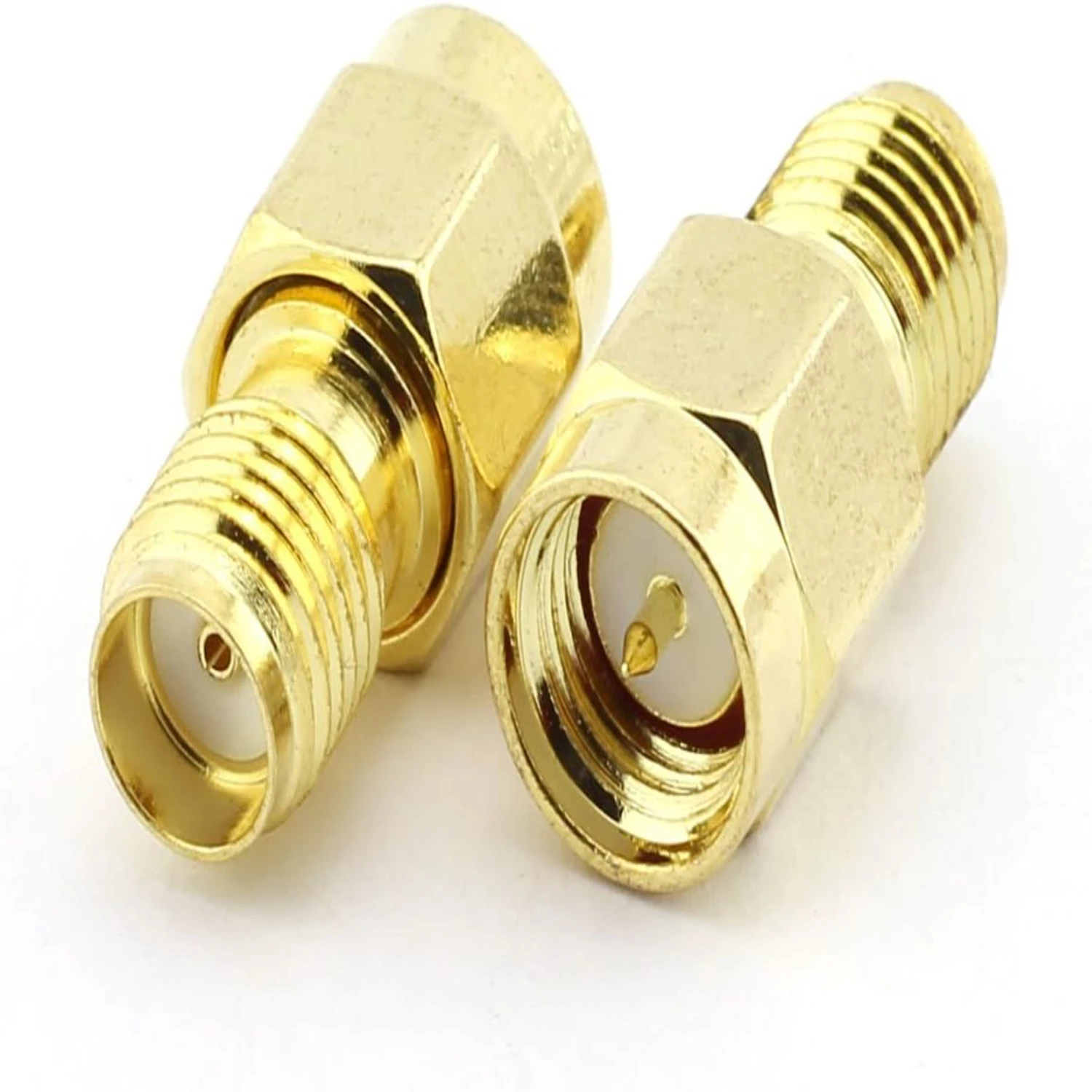 

2PCS High-Quality SMA Male to Female RF Coaxial Connector Adapter Kit for Improved Signal Transmission and Stability