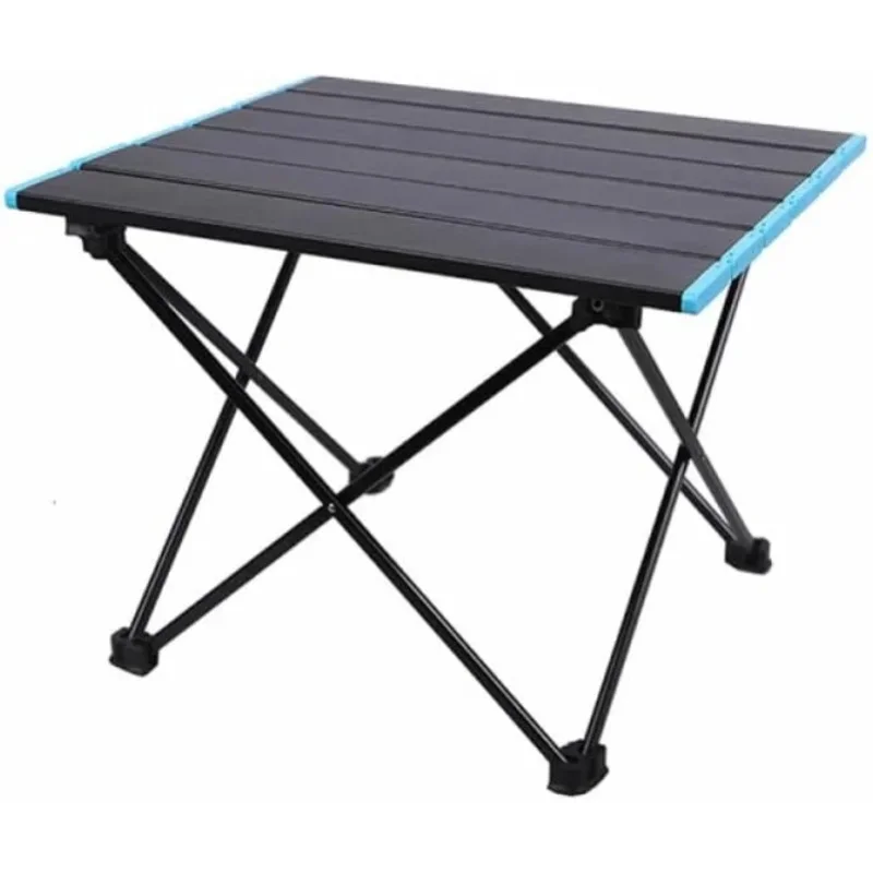 Outdoor Camping Klapptische und -stühle, Tragbarer Ultraleichter Aluminium-Camping-BBQ-Tisch, Eggroll-Tisch, S-Tisch