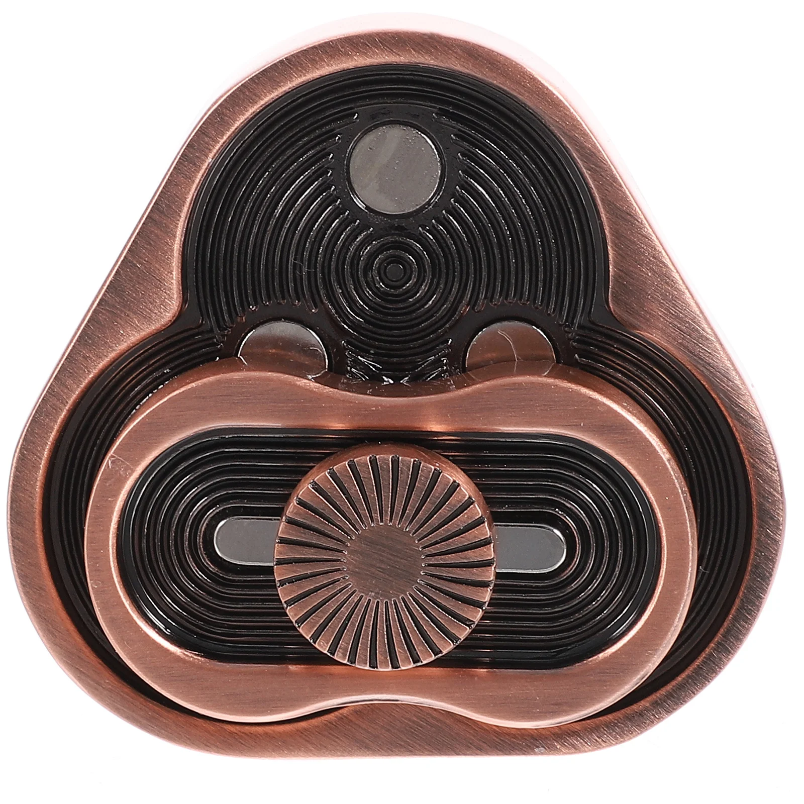 

Metal Fidget Slider Triangle Stress Relief Rotating Three Rings Office Anxiety Relief Finger Plaything Metal Fidget Slider