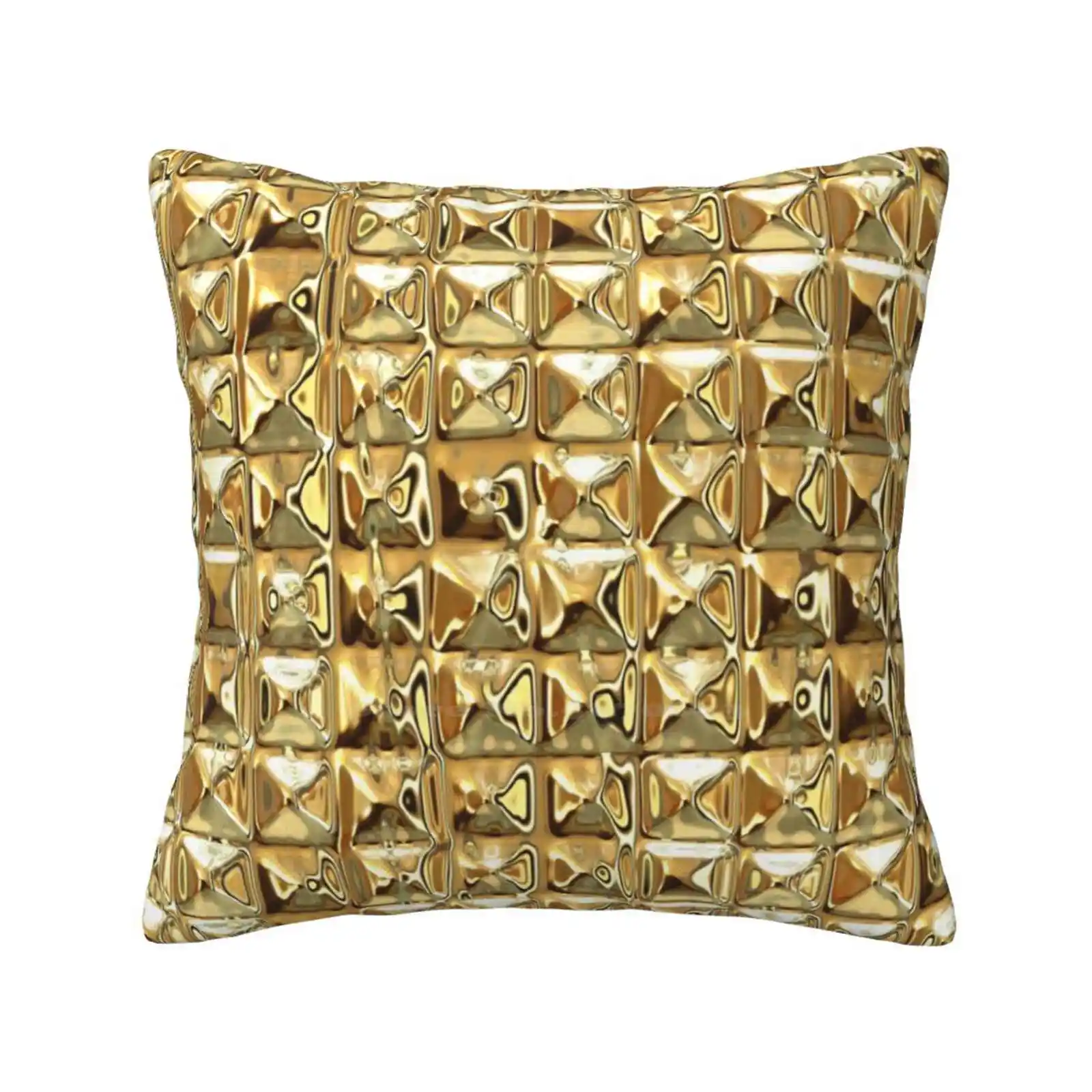 

Gold Pillowslip Pillowcase Abstract Background Bright Dazzling Decorative Diamonds Gem Geometrical Glamour Glitter Glossy