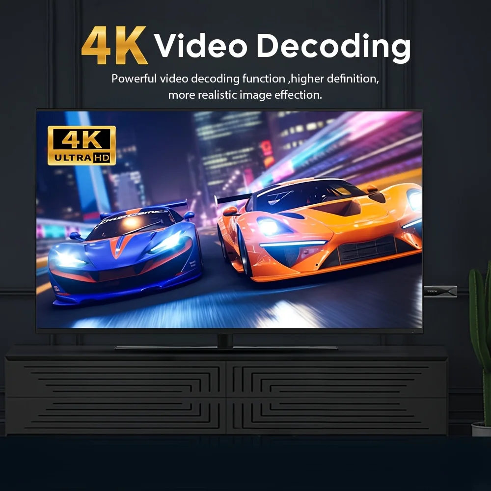 TX8 Android TV Stick IPTV 4K WiFi Zewnętrzne Urządzenie - 2GB/16GB Zasilane przez USB Mini Konsola do Odtwarzania w Domu i Samochodzie