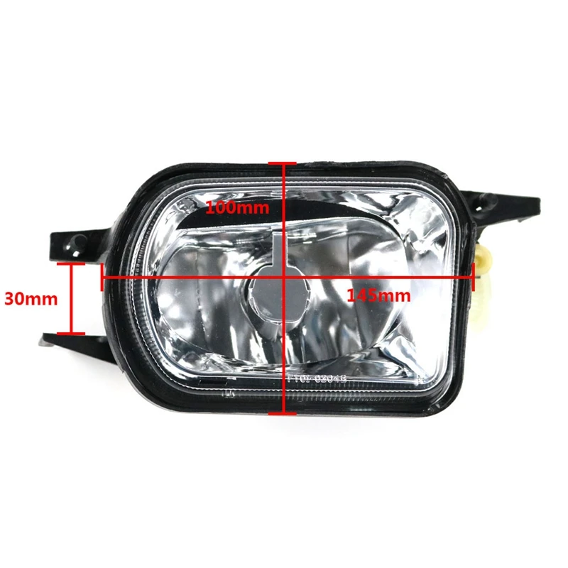 Pair Front Bumper Fog Lamp Light For Mercedes-Benz W203 C320 &SLK230 2001-2004 2158200556 2158200656