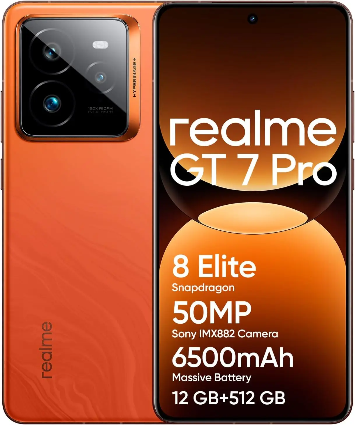 Realme GT 7 Pro 5G Smartphone Snapdragon 8 Elite AI Ultraklare Snap Kamera RealWorld Eco2 affichage 6500 mAh Akku 120 W Charge Realme GT 7 Pro 5G Smartphone Snapdragon 8 Elite AI Ultraklare Snap Kamera RealWorld Eco2 affichage 6500 mAh Akku 120 W Charge