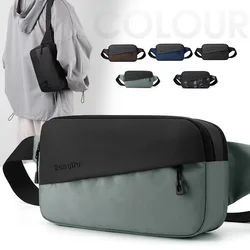 Riñonera impermeable para hombre, bolso de cintura para el pecho y el vientre, riñonera de marca a la moda, bolsa de viaje para teléfono, plátano