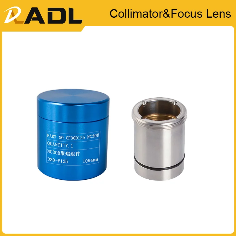 ADL WSX Focusing Collimating Lens for KC13/15 NC30 with Holder D30 F75/100/125/155/200 Fiber Laser Cutting Head Parts