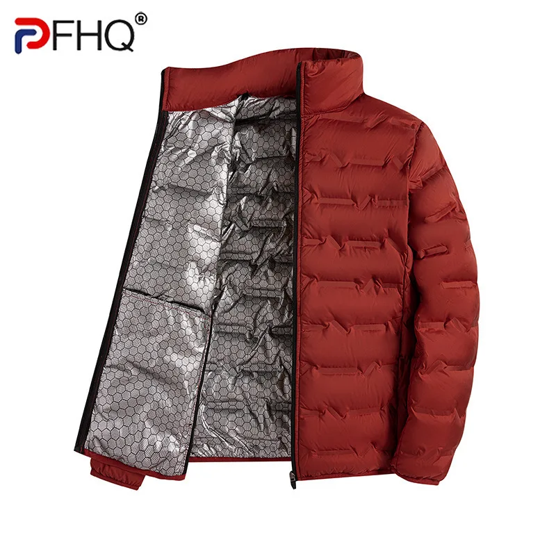 PFHQ Chaqueta de invierno Material de grafeno cálido Casual ligero 80% plumón de pato blanco 2024 Tops masculinos de Color sólido 21Z7773