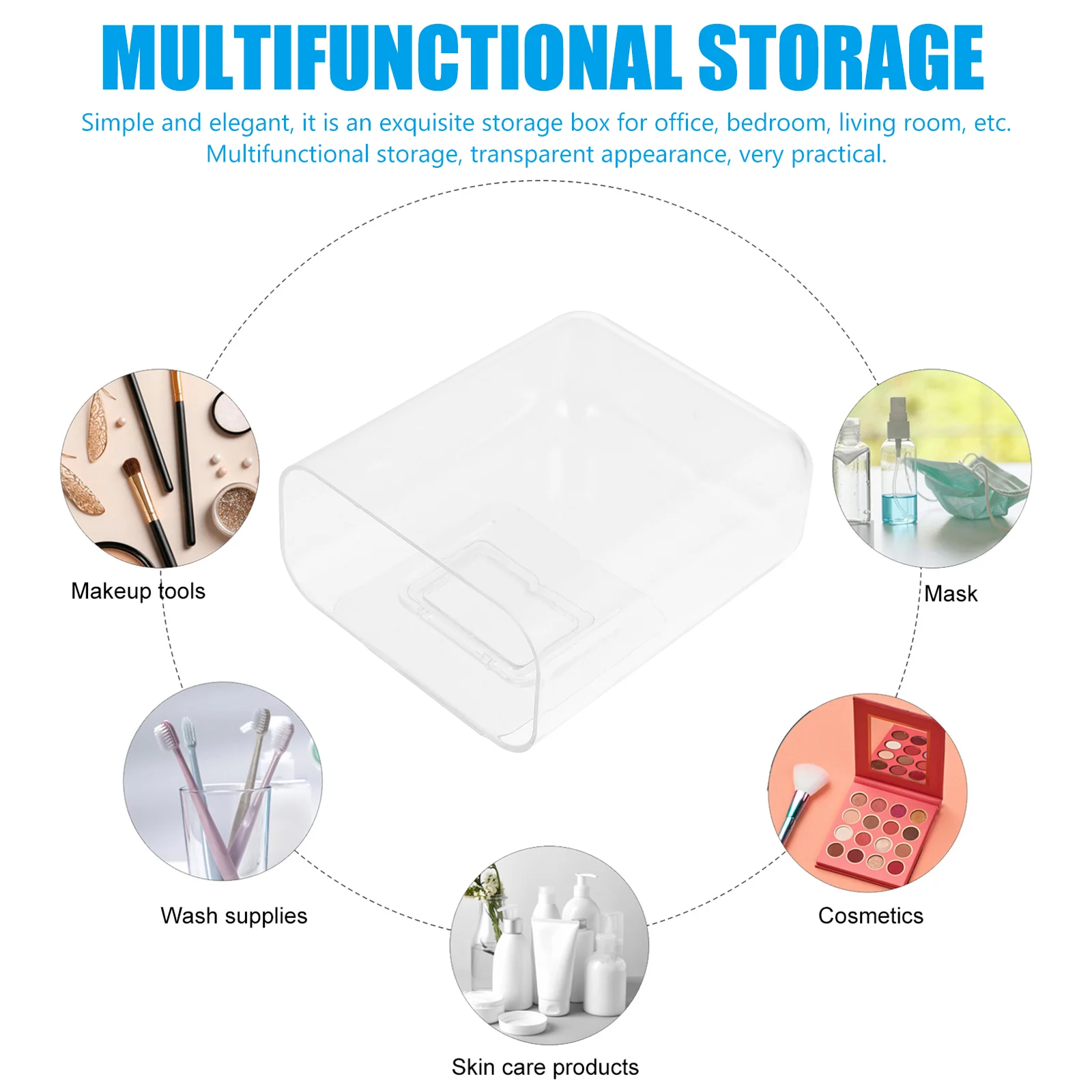 Wall Storage Box Rack Remote Controller Organizer Remoter Container Cell Phone Wall-mounted Holder Stand