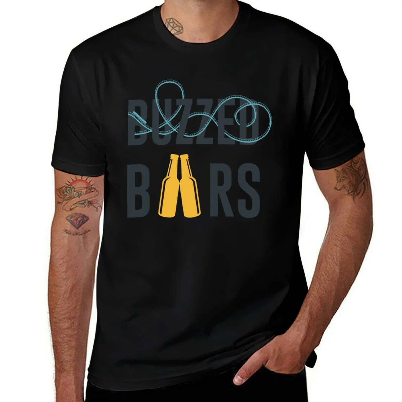 Dark Font Buzzed Bars OG Shirt T-Shirt Quick Dry Training Short Sleeve Tee