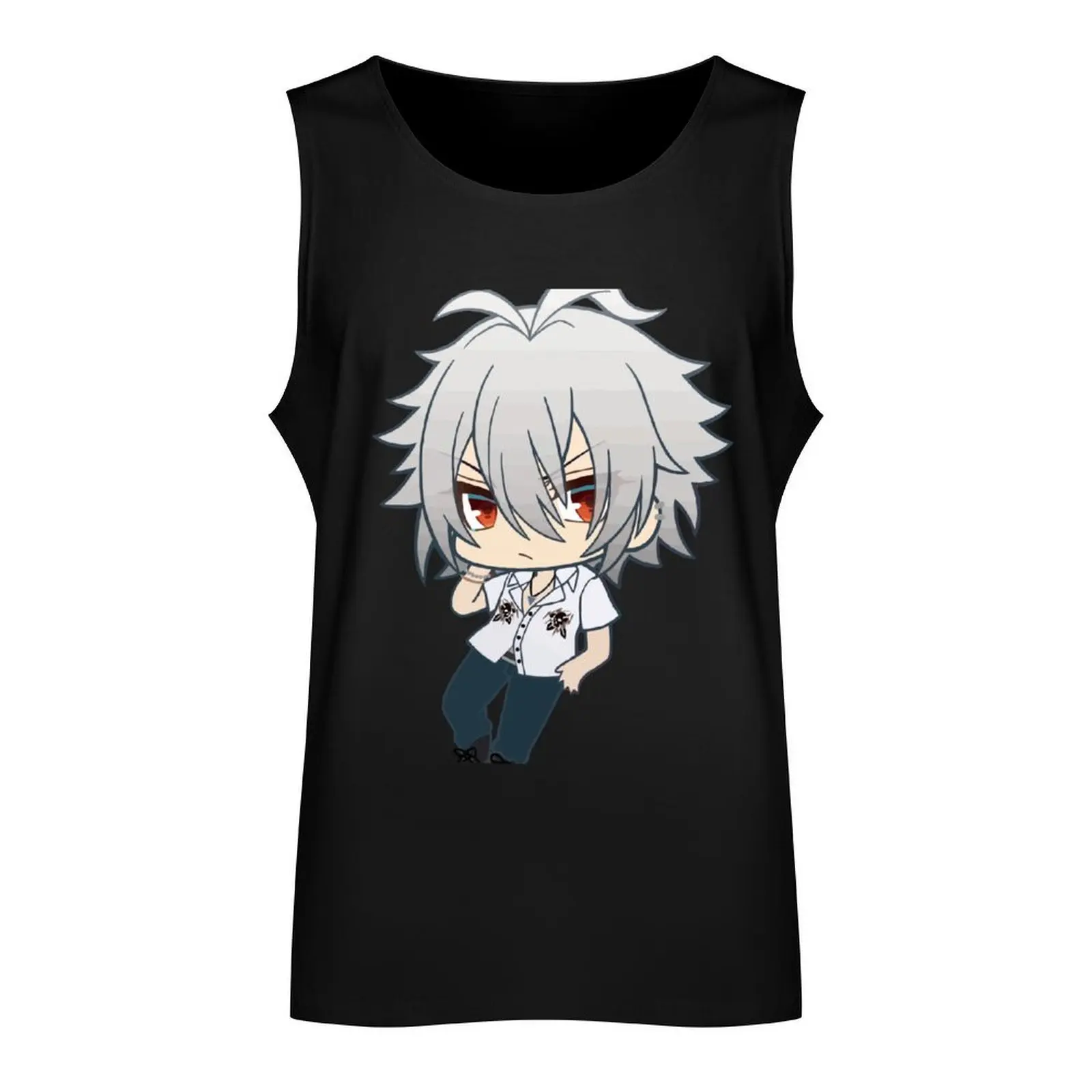 Samatoki Chibi (Hypmic) Tank Top Gym t-shirt man gym clothes man fitness muscle t-shirt Male clothes