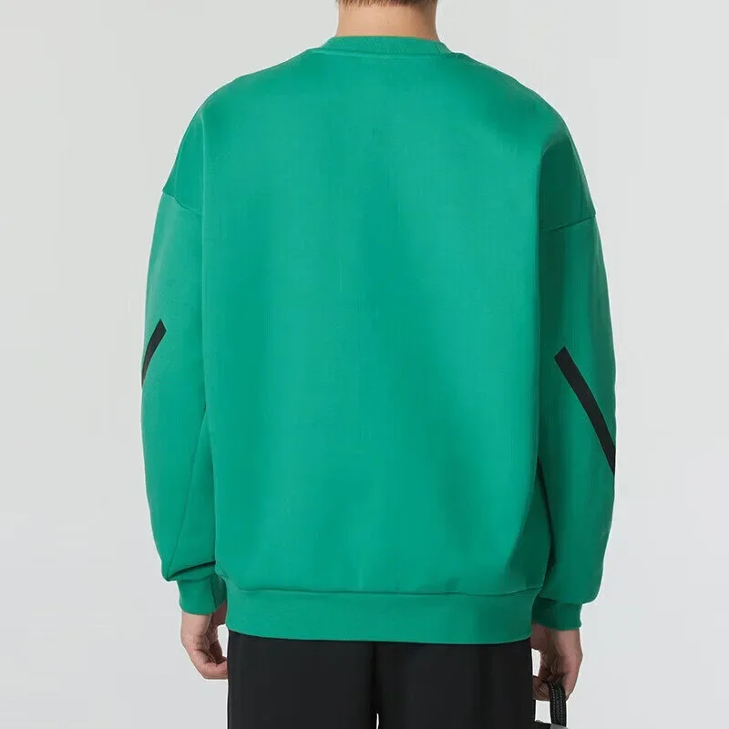 adidas Light French Terry Crew Sweatshirt Thin Soft Breathable Daily Minimal Pocket PulloverJD6443 1PCS