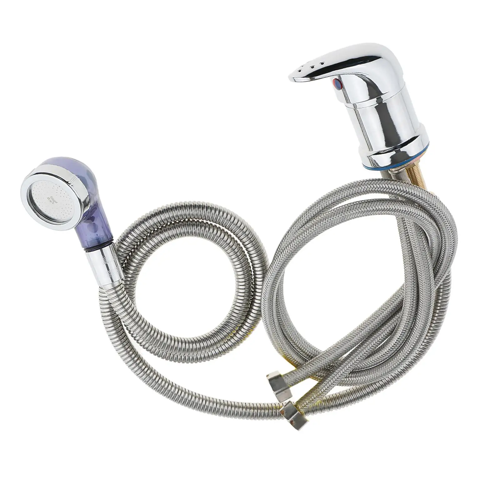 وحدة شامبو الصالون، جزء بديل لوعاء الحوض، مجموعة خرطوم بخاخ صنبور الكروم