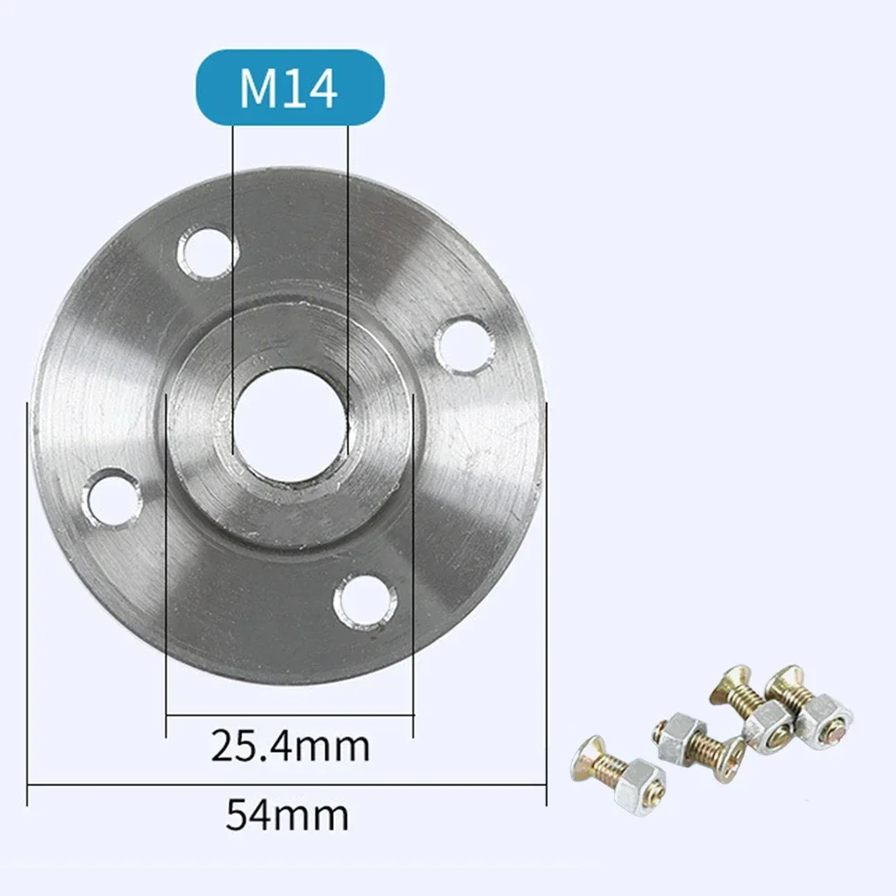 M Flange Flange Angle Grinder Silver 1PC Cutting Disc For Connecting Angle Grinder Flange M Mm Light Brightness