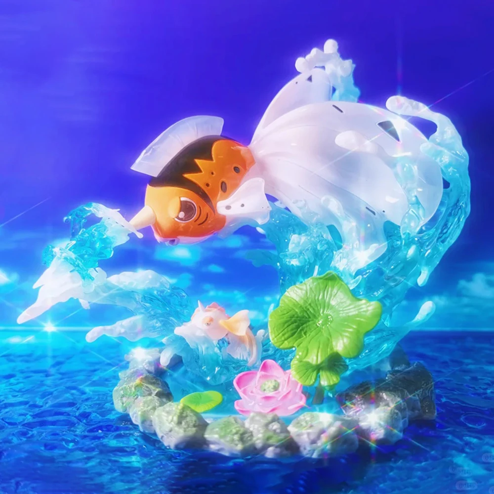 

Wonder Remastered 1/20 Scale Model Anime Pokemon Figure 118 Goldeen 119 Seaking Action Figure Figurine Collect Toy Decor Gift
