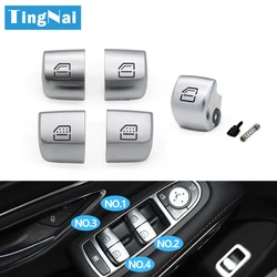 W222 Car Window Switch Repair Button Cover Control Switch Key Cap For Mercedes Benz S E Class W213 S320 S350 S450 S500 S560