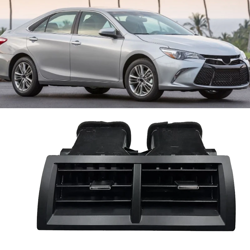 1 Piece Car Dashboard Central Console Air Conditioner Outlet Assembly Black ABS For Toyota Camry 2012-2017 A/C Grille Vents