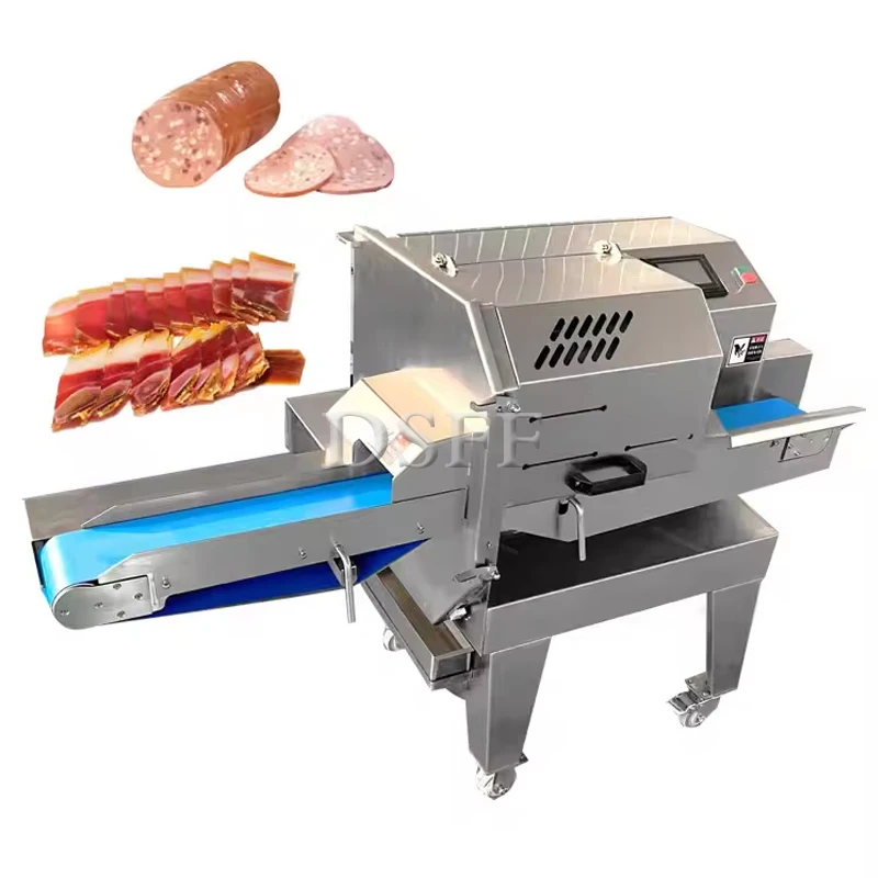 Fully Automatic Cooked Meat Slicer With Adjustable Thickness Cured Meat And Smoked Meat Slicer