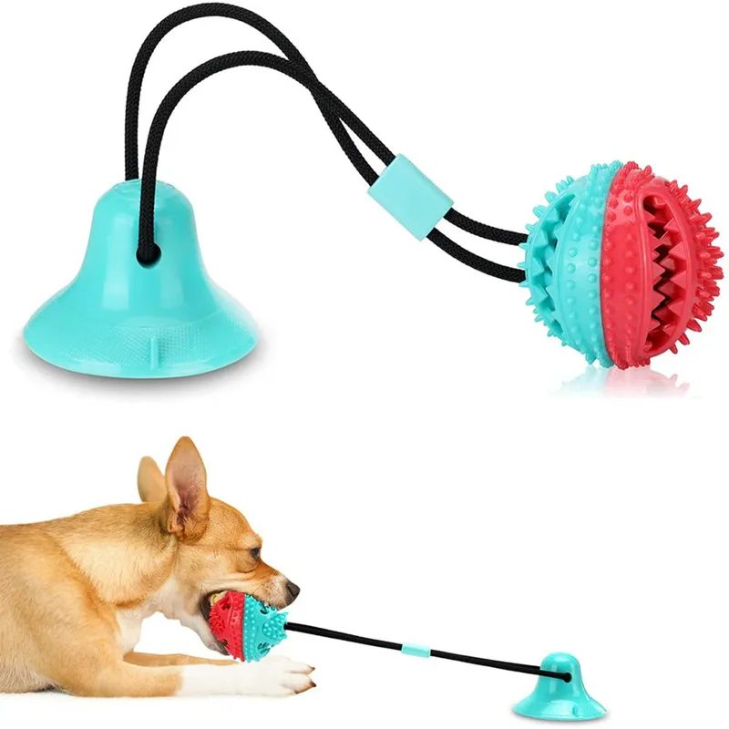 Dog Toy Suction Cup Chew Rope Toys With Balls