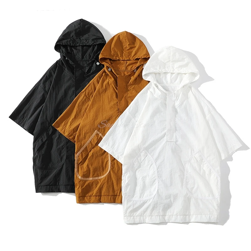 Unisex M/L/XL/2XL Hooded Pet Beautician Work Clothes Uniform Groomer Smock Hair Cutting Cape Hairdresser Apron Lightweight