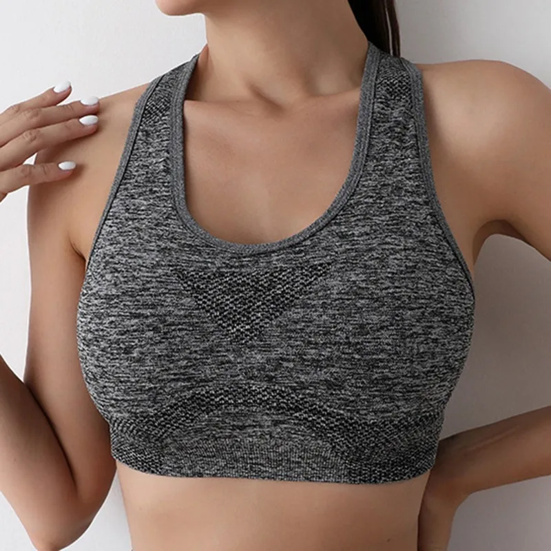 Gym Vest Fitness Breathable Yoga Bra For Women Sports Bra Top Push Up Underwear Sport Tops For Women Running Wear