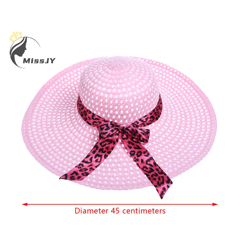 Lady Straw Hat Summer Women Anti-UV Women Beach Hat Wide Brim Cap Sunshade Lady Straw Hat Fishing Outdoor Wide Brim Cap