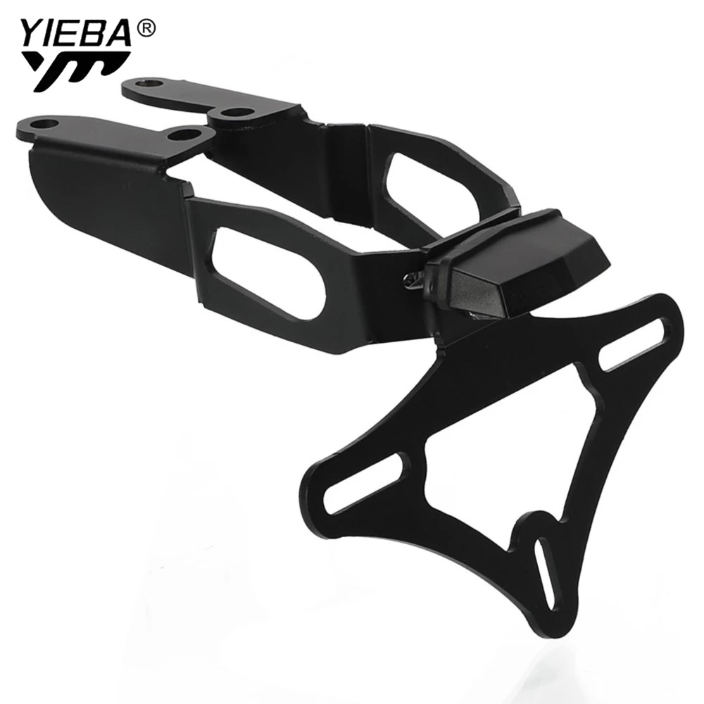 

For KAWASAKI Ninja400 Z400 Ninja250 Z250 2018 2019 2020 2021 2022 Motorcycle License Number Plate Frame Holder Bracket LED Light